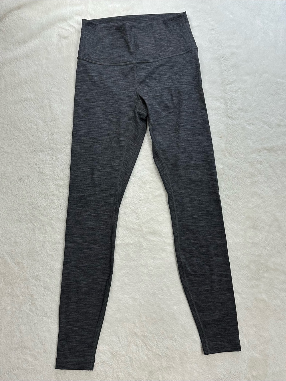 Lululemon Wunder Under HR Tight 28" Brushed Full-On Luxtreme Heathered Black 6